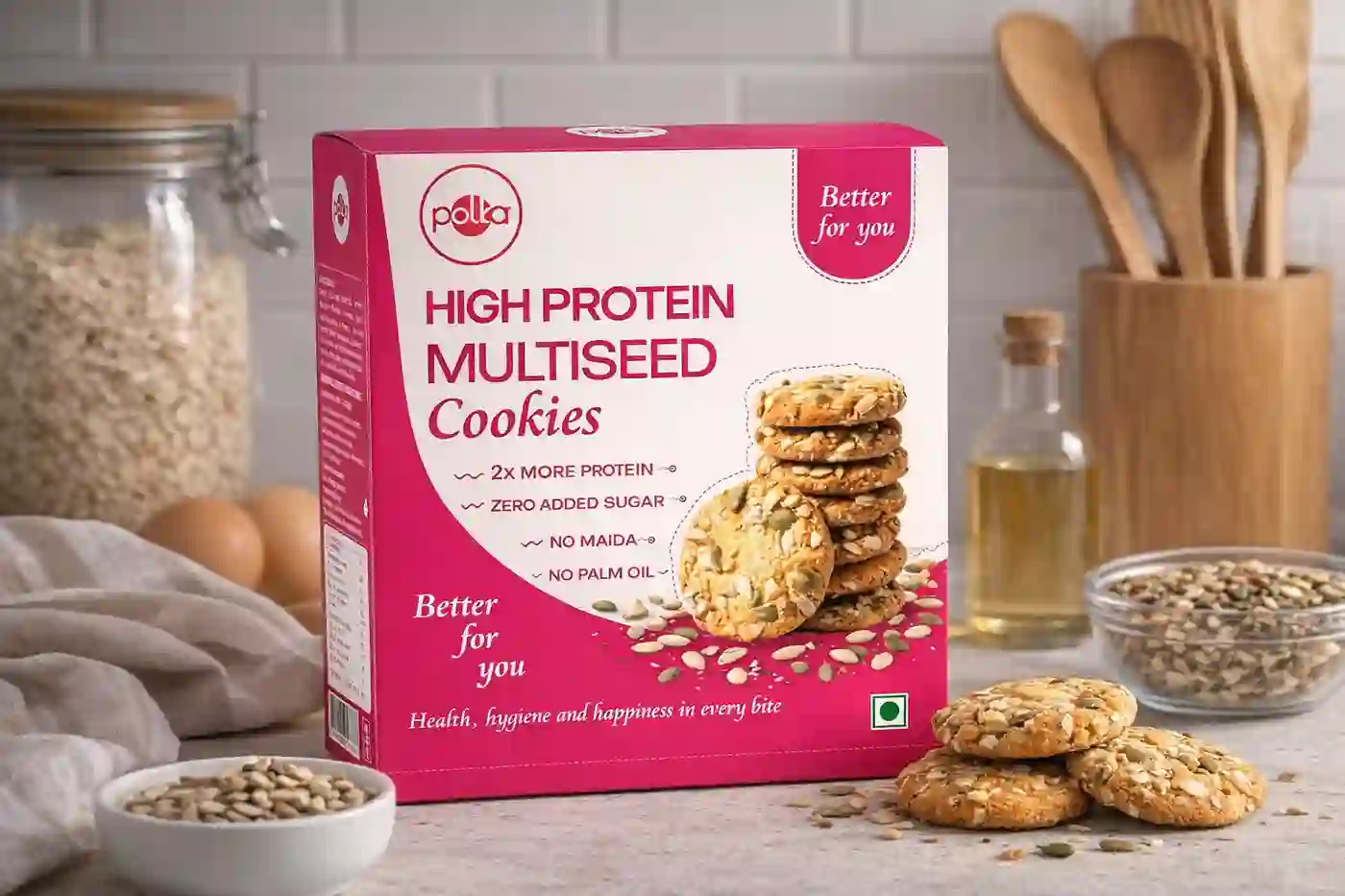 Packaging design sample.
